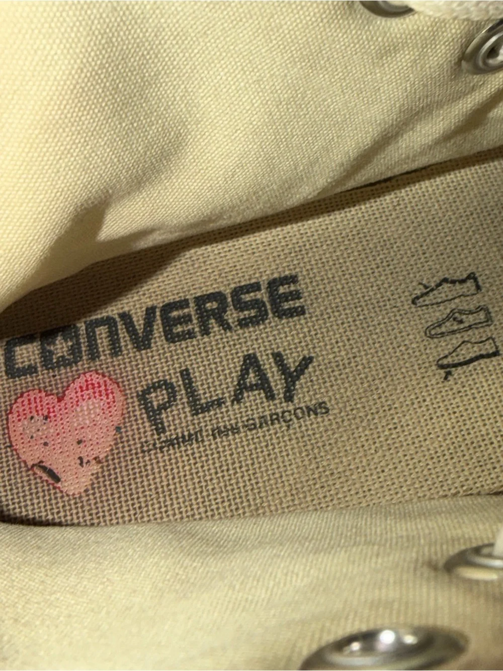 Converse x Comme Des Garcons Play Chuck 70 Hi Sneakers
